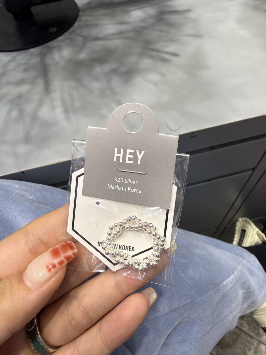 HM5155 ⚪925銀 雙層纏繞戒指