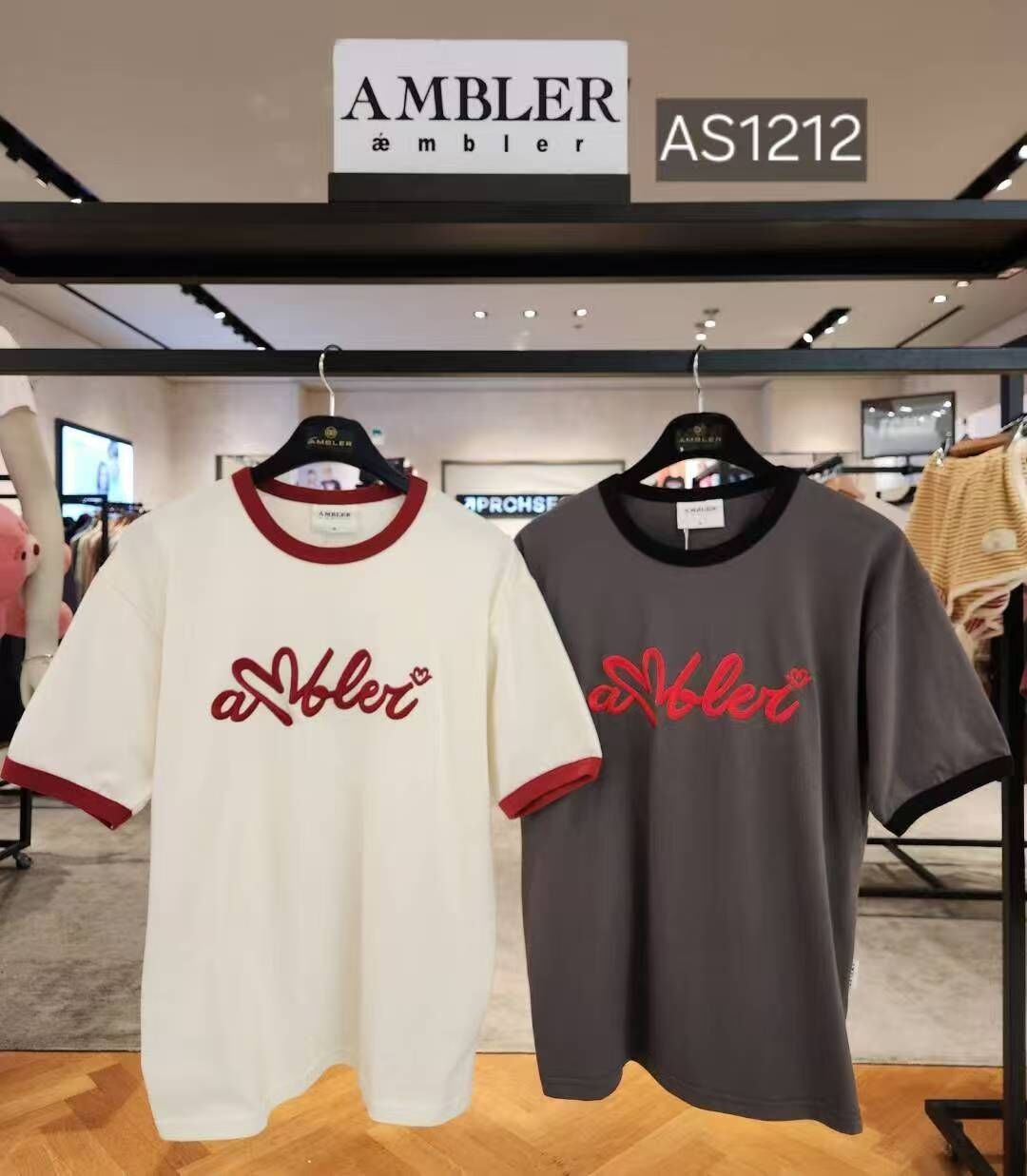 韓國代購 AMBLER 25年新款特價短袖AS1212