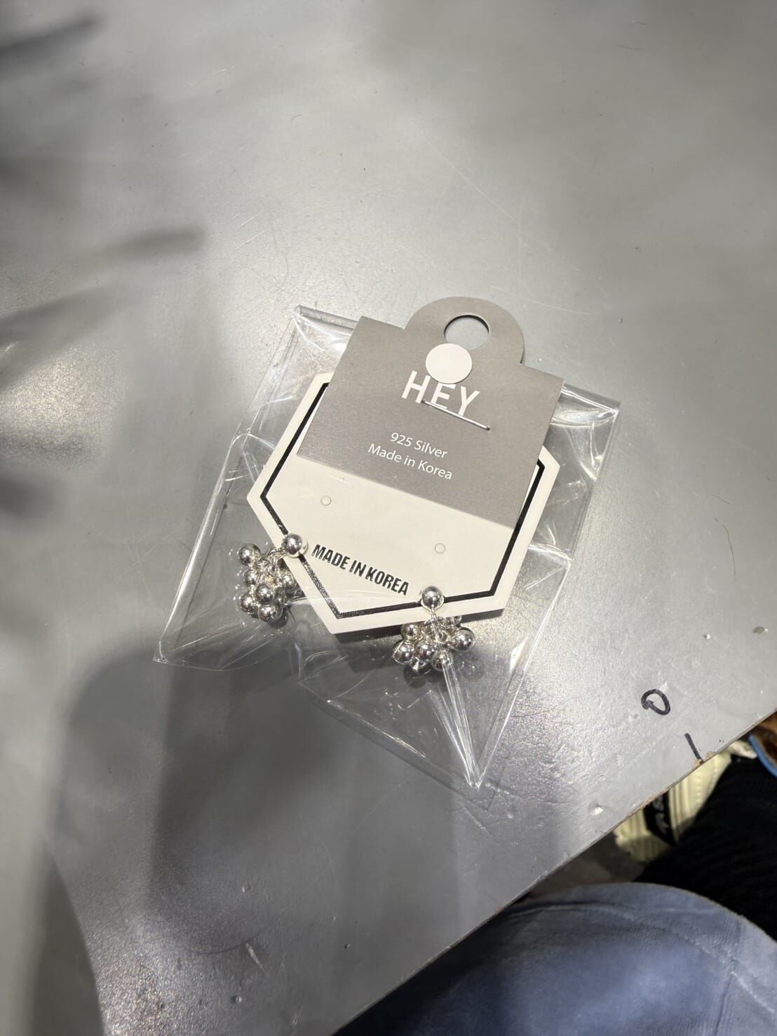 HM5164 ⚪925 銀珠吊吊耳環