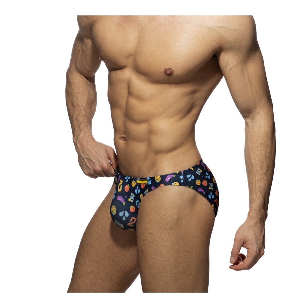 𝐀𝐃𝐃𝐈𝐂𝐓𝐄𝐃 AD1226 EMOJI BIKINI BRIEF 三角內褲 【G-Punch】
