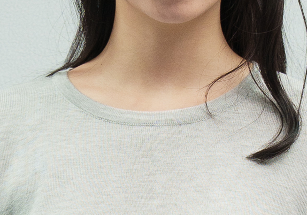 圓領包邊設計針織衫