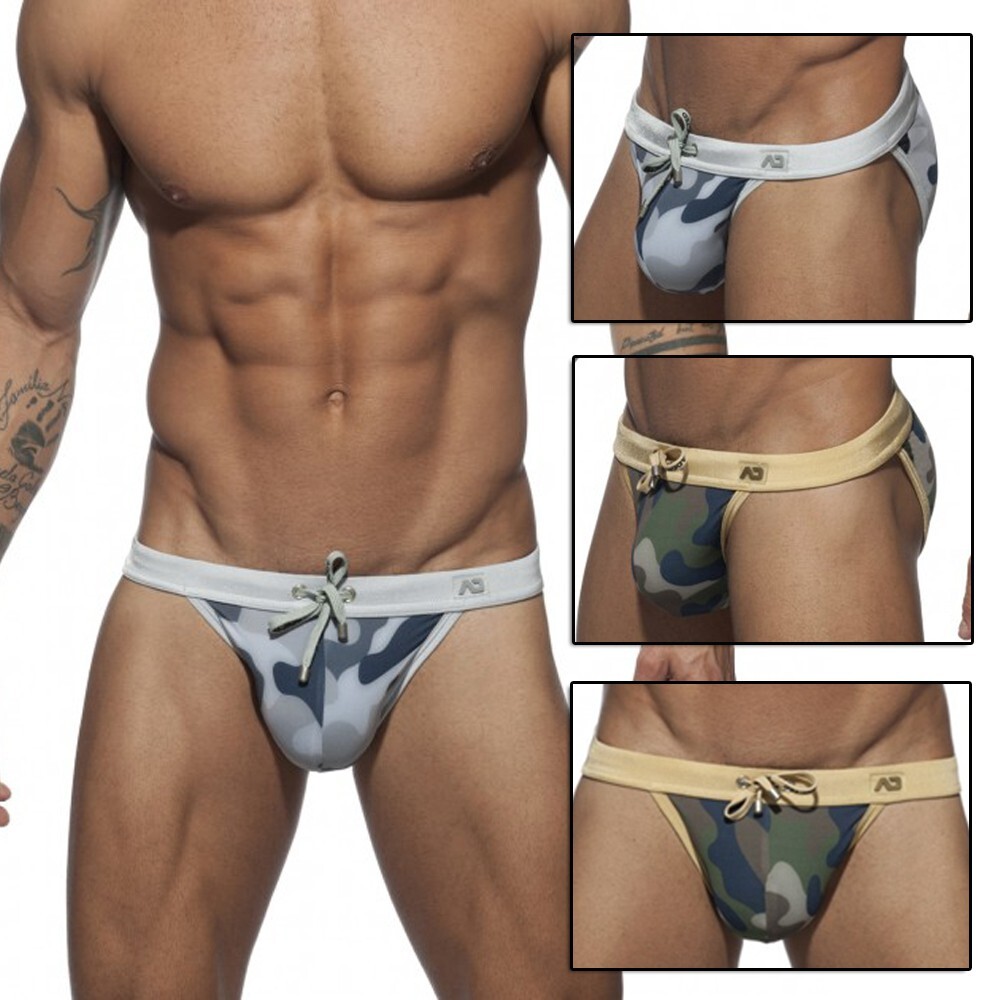 ADDICTED ADS188 CAMO SWIM BIKINI 迷彩風格 三角泳褲