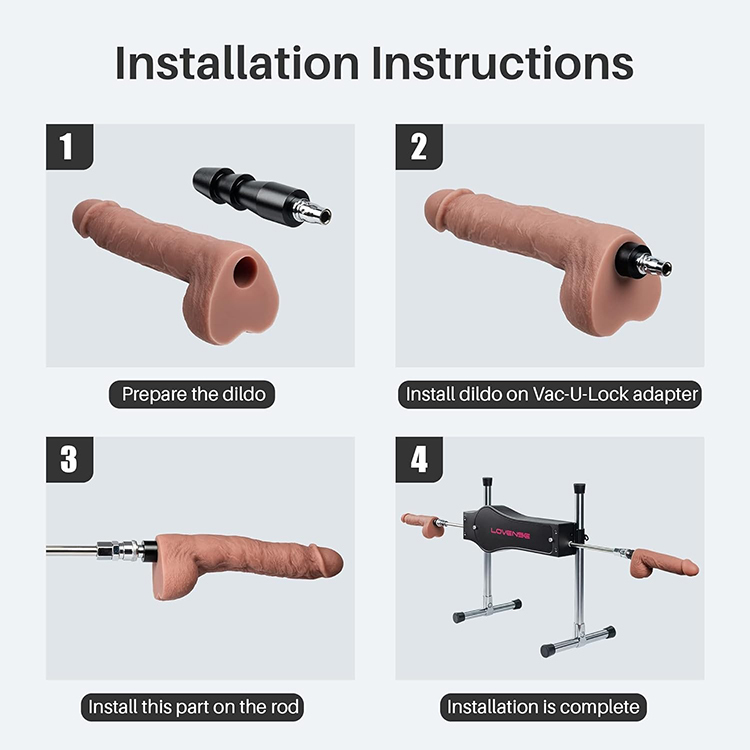 Lovense 配件 炮機系列專用 擬真按摩棒 S