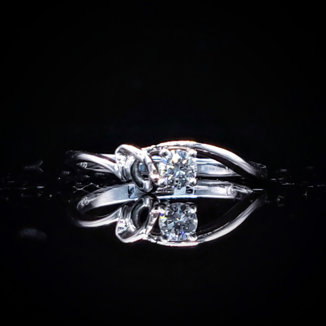 18K White Gold 0.16ct Diamond Ring