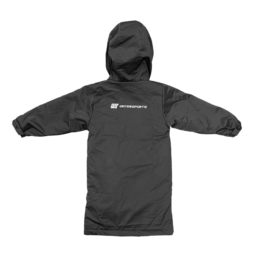 成人/兒童游泳上水鎖溫夾克 - 黑