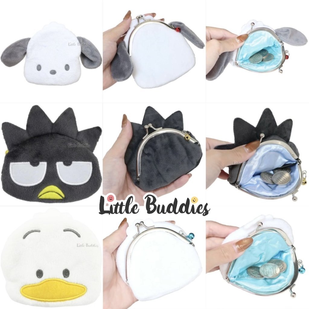 日版Sanrio 頭形啪啪口金包