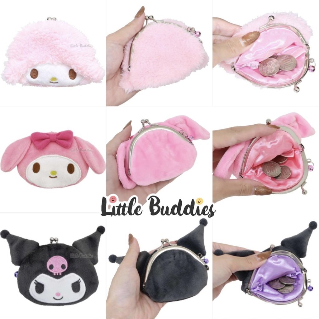 日版Sanrio 頭形啪啪口金包