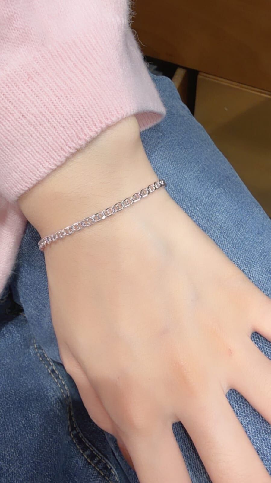 HM5167 ⚪925 豬鼻抽拉手鍊