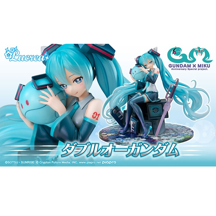 「ACG.GO」「預購」[Lucrea]《機動戰士高達》初音未來 X 00高達 (45週年紀念版)[PB]