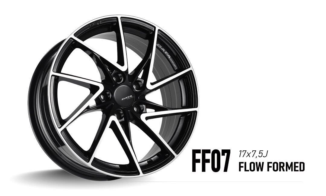 【旋壓輕量鋁圈】DATA CHAMPS WHEELS  17吋旋壓鋁圈 FF07   7.5J  5/108  5/114  四入組