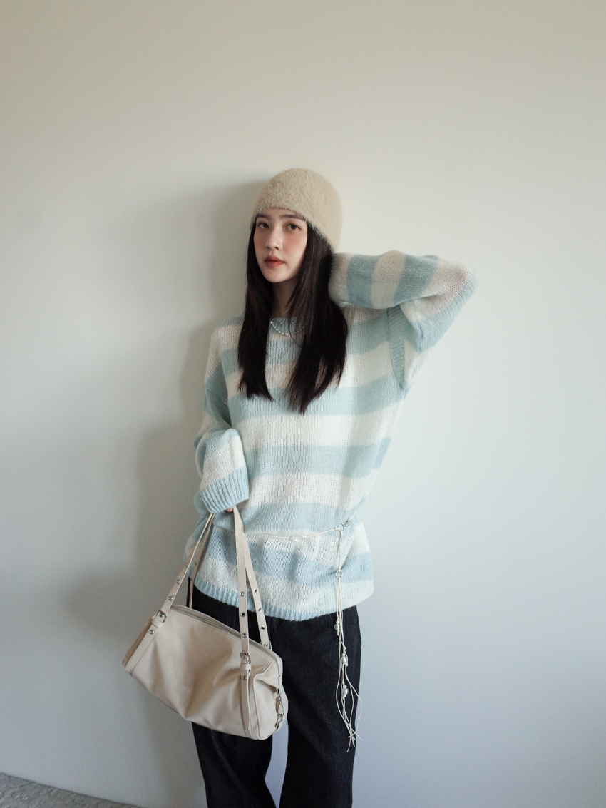 soft fluffy cotton beanie