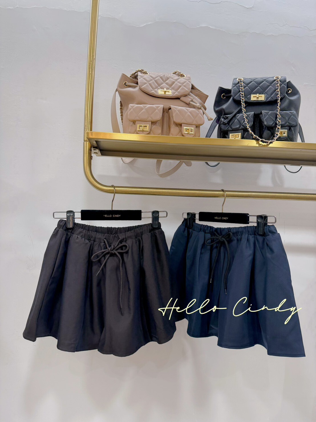 B10115 超甜美西裝綁繩褲裙