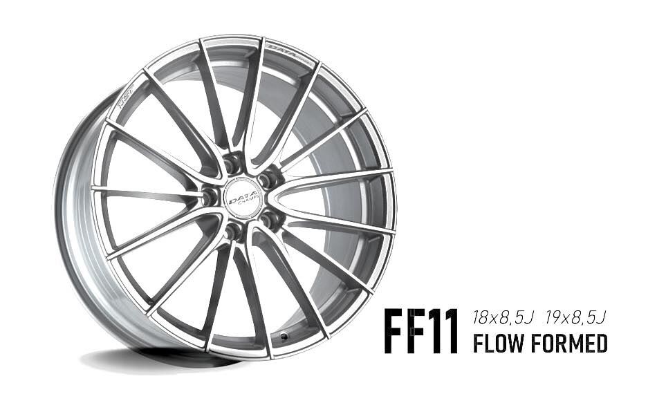 【旋壓輕量鋁圈】DATA CHAMPS WHEELS 19吋 旋壓鋁圈 FF11 高亮銀 8.5J 5/108 ET40’ 5/114 ET42’ 5/112 ET35.42  四入組