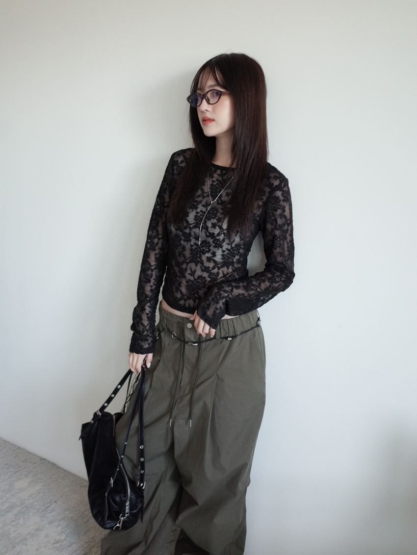 autumn-tone buckle strap baguette bag