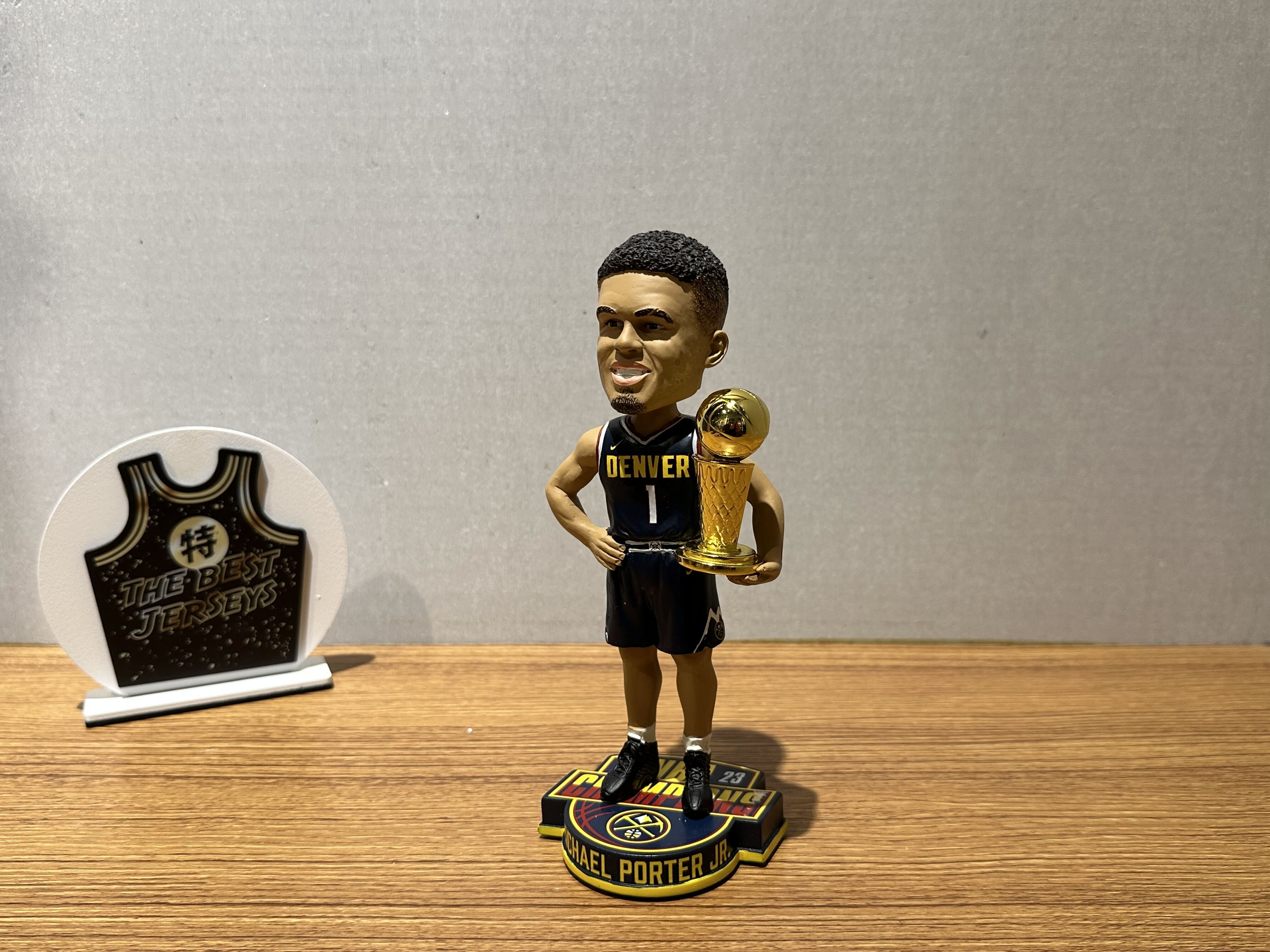 NBA公仔 Michael Porter Jr. Denver Nuggets 丹佛金塊 冠軍紀念 公仔 Foco Bobblehead 搖頭娃娃 全新含盒裝