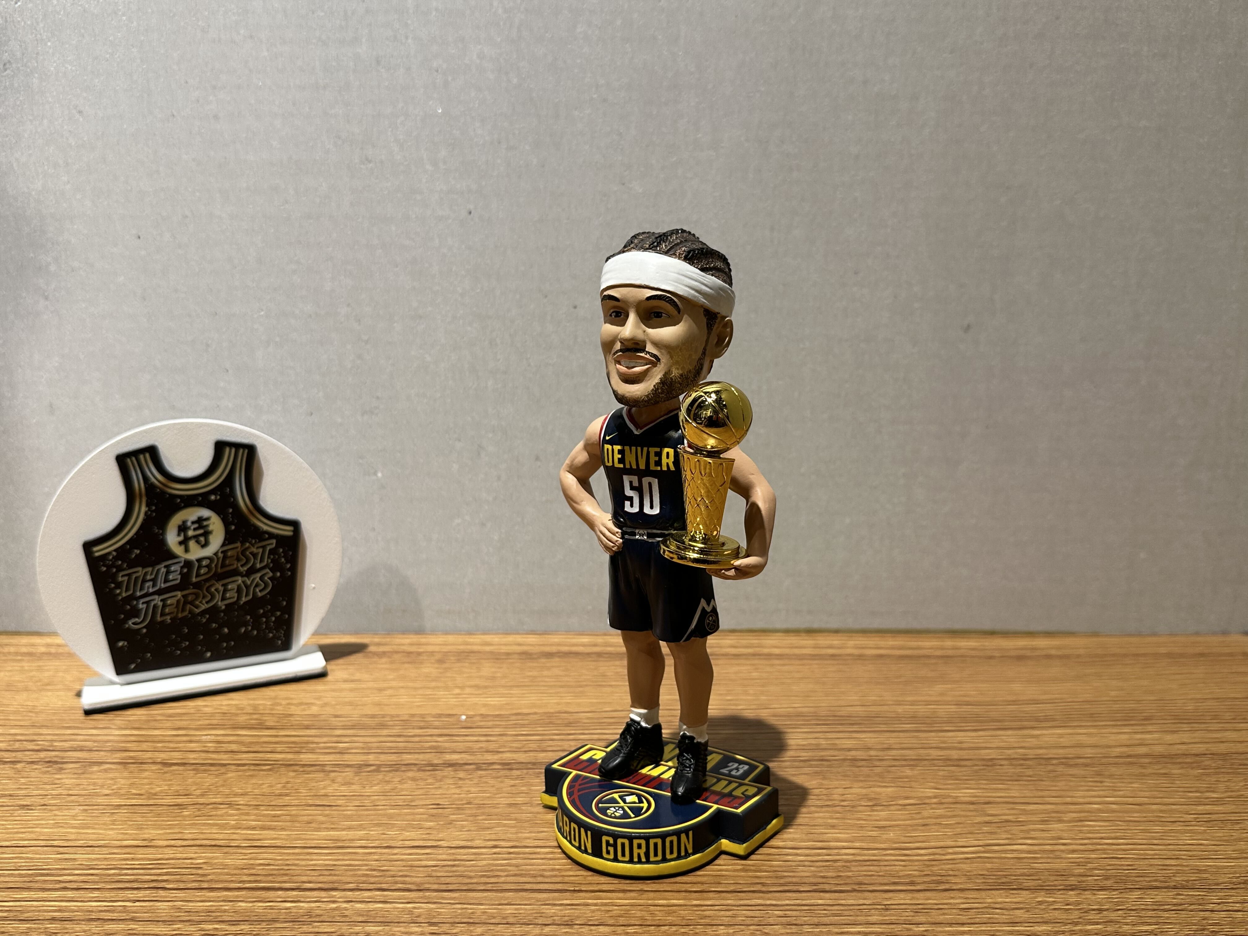 NBA公仔 Aaron Gordon Denver Nuggets 丹佛金塊 冠軍紀念 公仔 Foco Bobblehead 搖頭娃娃 全新含盒裝