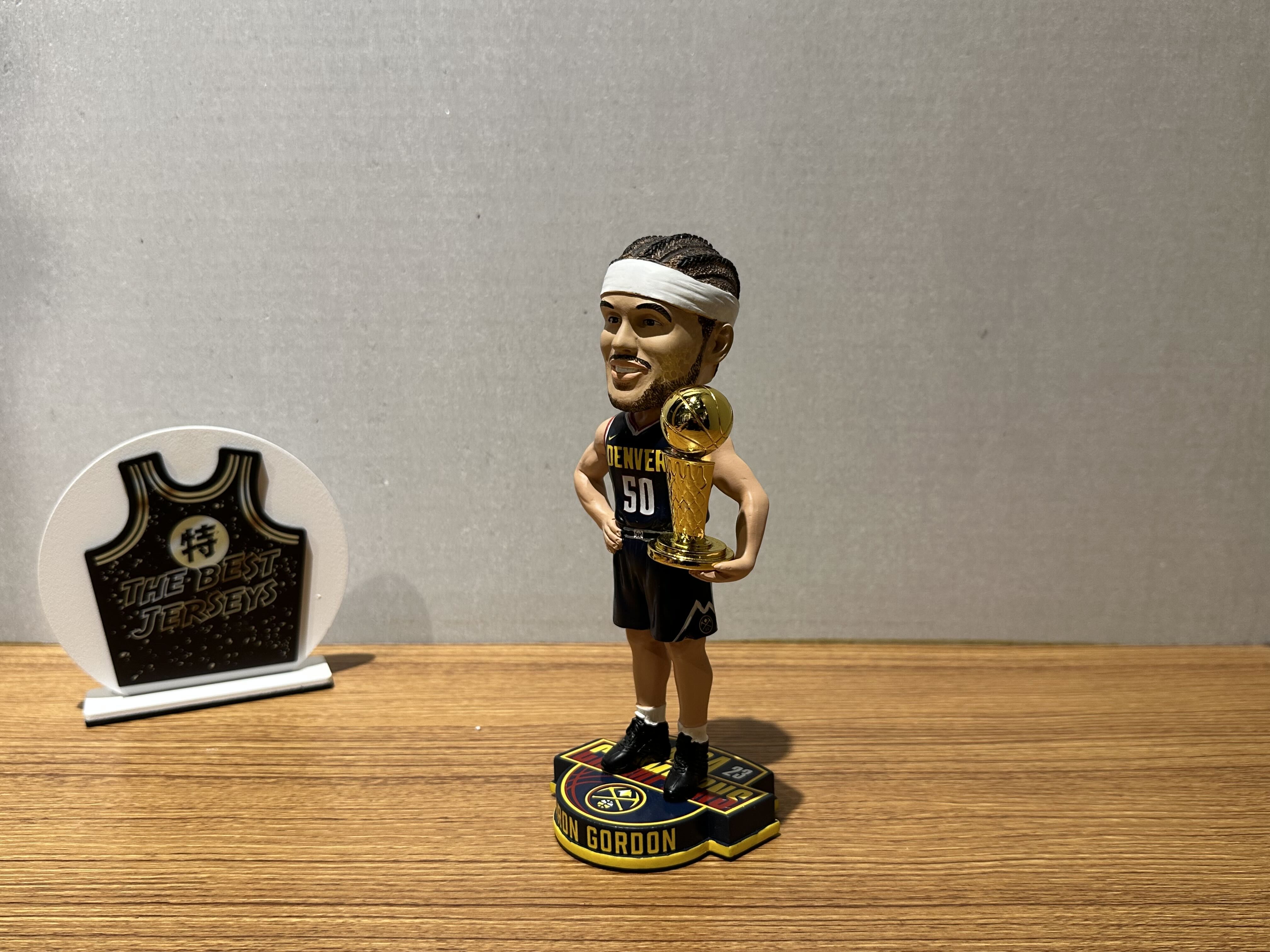 NBA公仔 Aaron Gordon Denver Nuggets 丹佛金塊 冠軍紀念 公仔 Foco Bobblehead 搖頭娃娃 全新含盒裝
