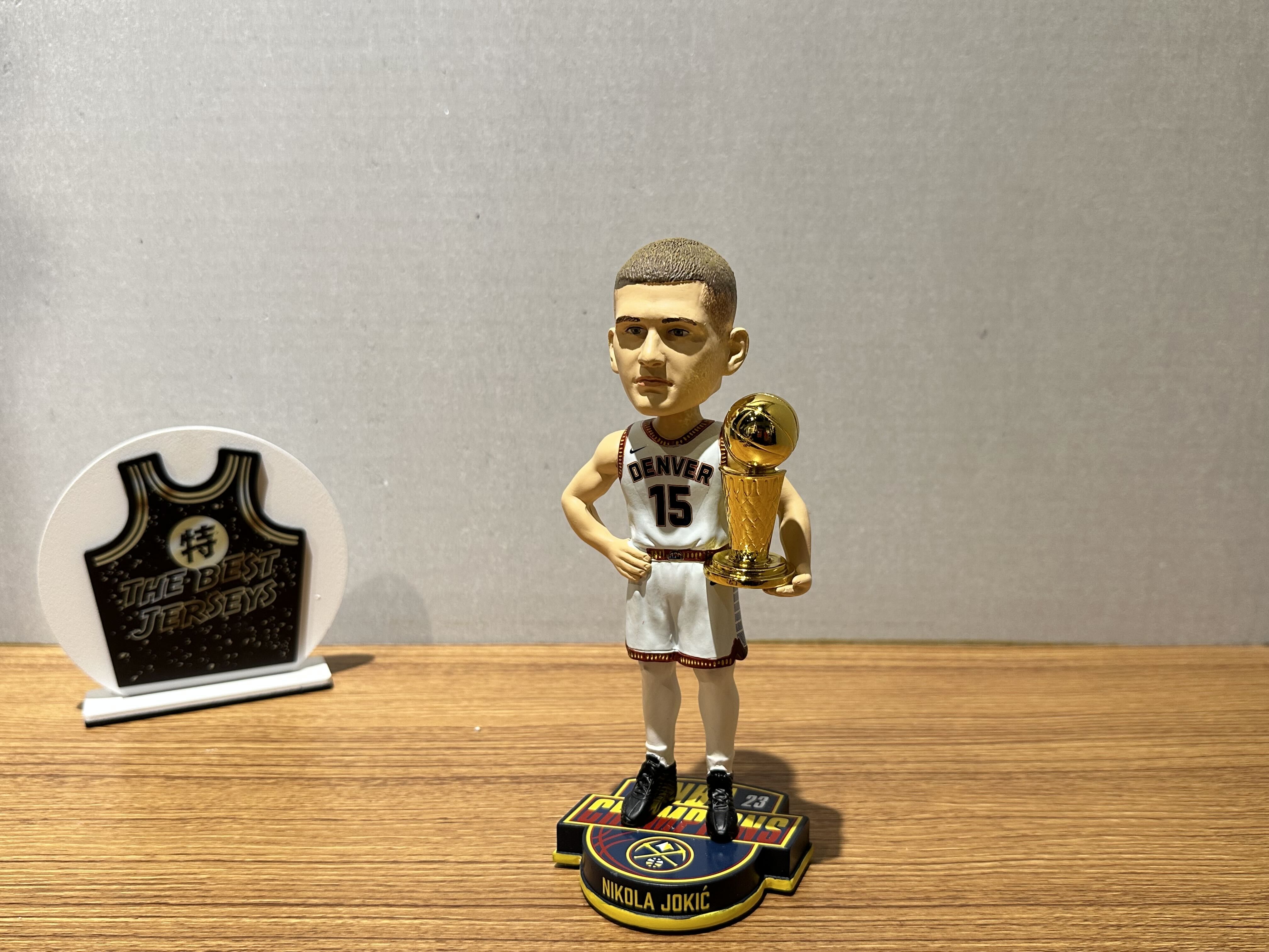 NBA公仔 Nikola Jokic Denver Nuggets 丹佛金塊 冠軍紀念 城市版 公仔 Foco Bobblehead 搖頭娃娃 全新含盒裝