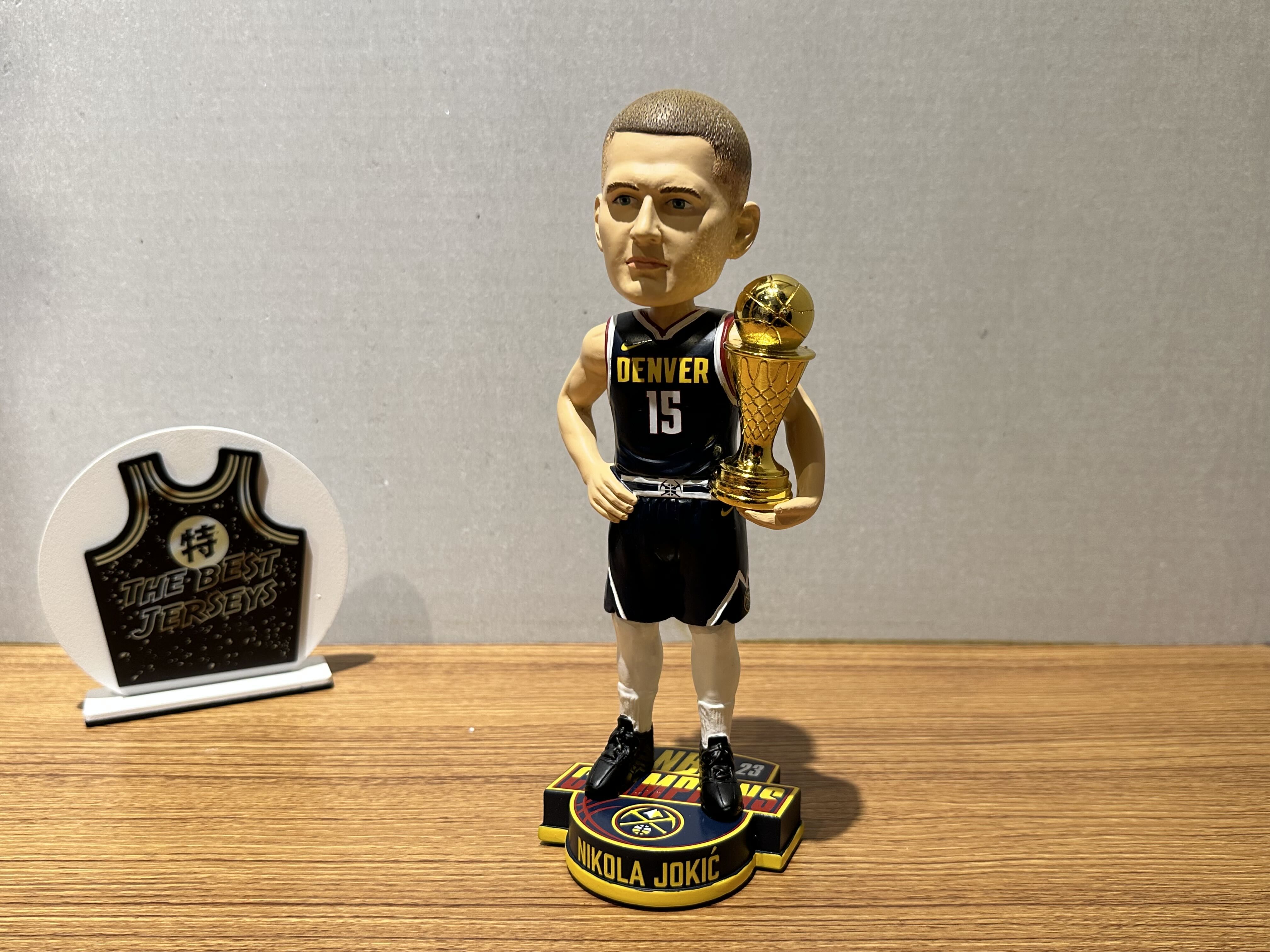 NBA公仔 Nikola Jokic Denver Nuggets 丹佛金塊 冠軍紀念 最有價值球員 MVP 公仔 Foco Bobblehead 搖頭娃娃 全新含盒裝