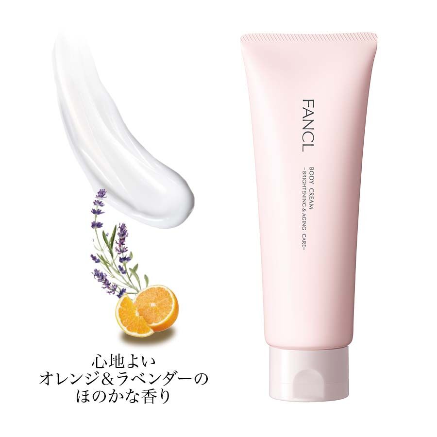 [限定] FANCL Body Cream Brightening & Aging Care 亮澤抗老護理身體乳霜 橘子和薰衣草香 150g