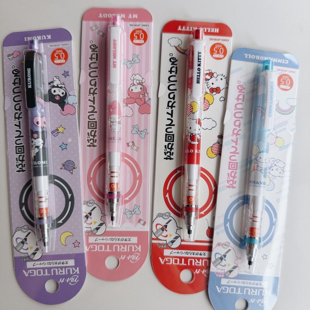 三麗鷗 x KURU TOGA 360度旋轉自動鉛筆（0.5mm）｜日本 uni