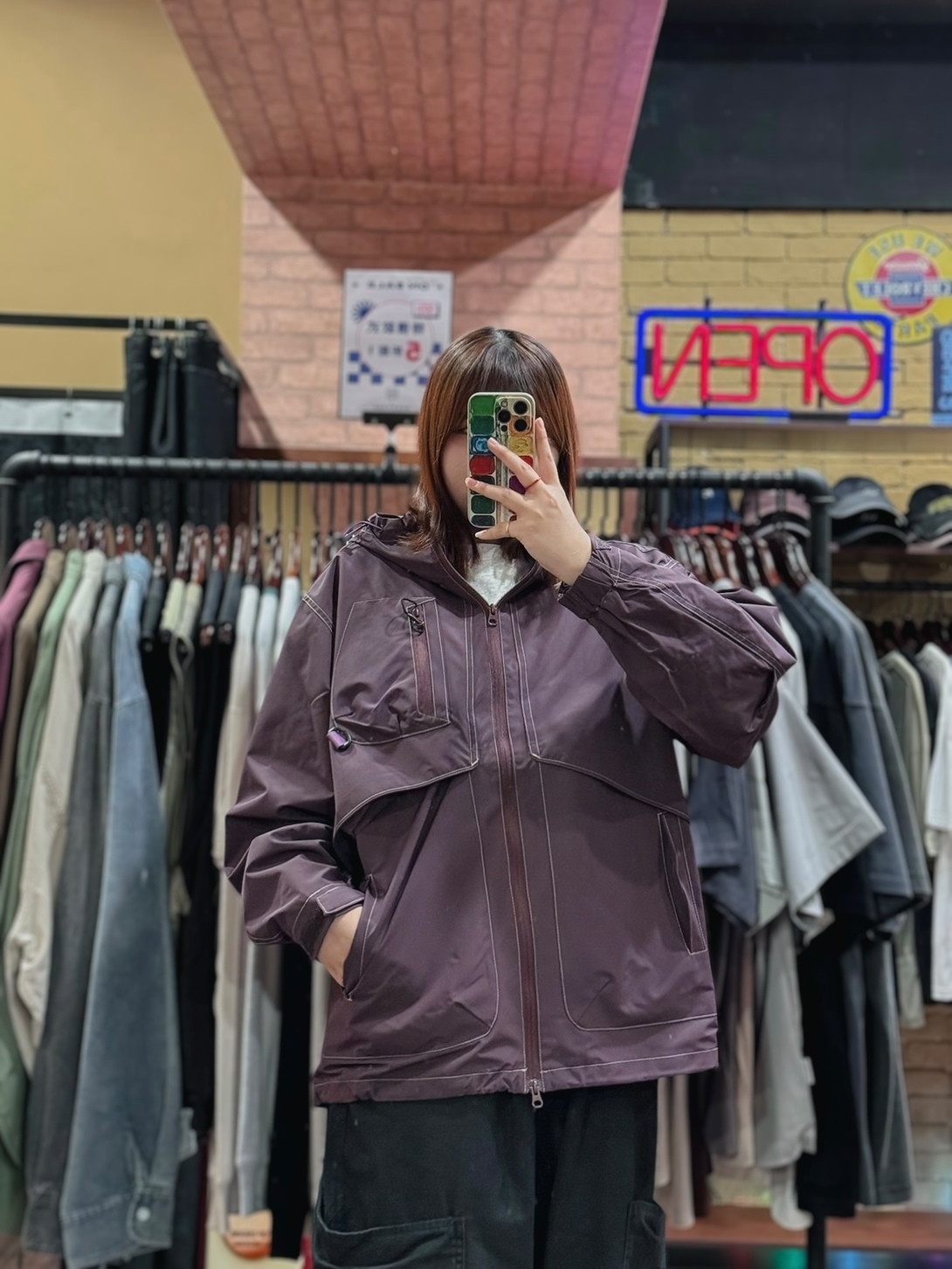 日系質感機能連帽外套