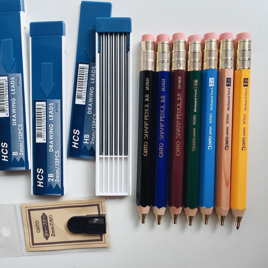 日本OHTO 2.0mm木軸自動鉛筆