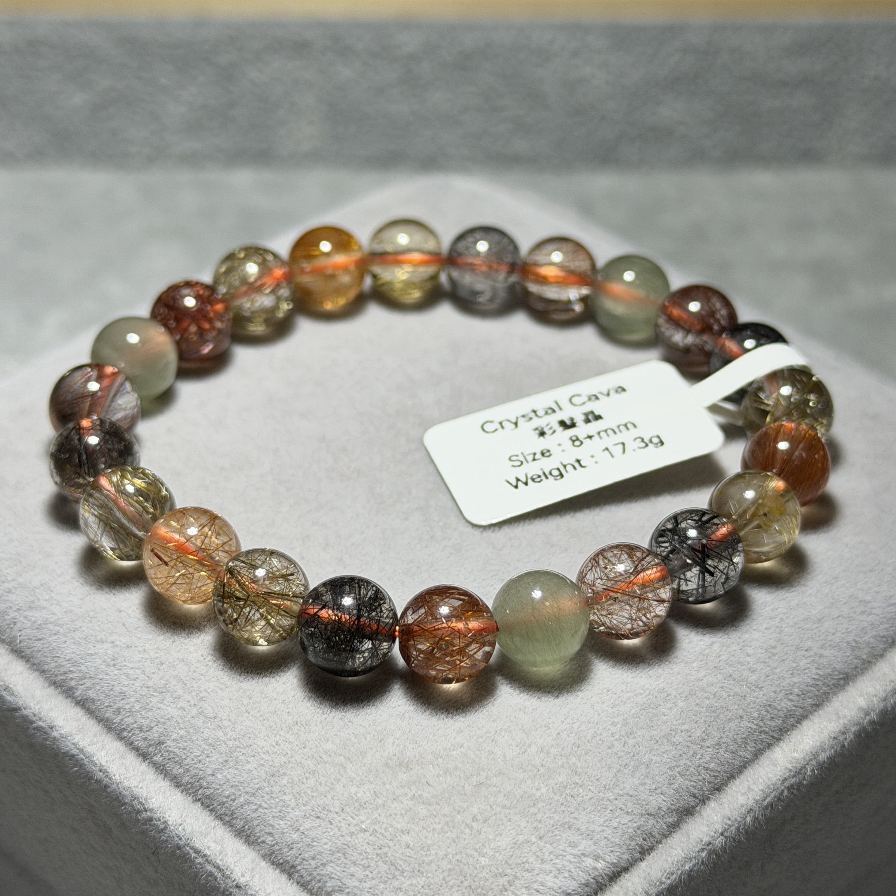 高質全色系彩髮晶 8+mm RQ1577