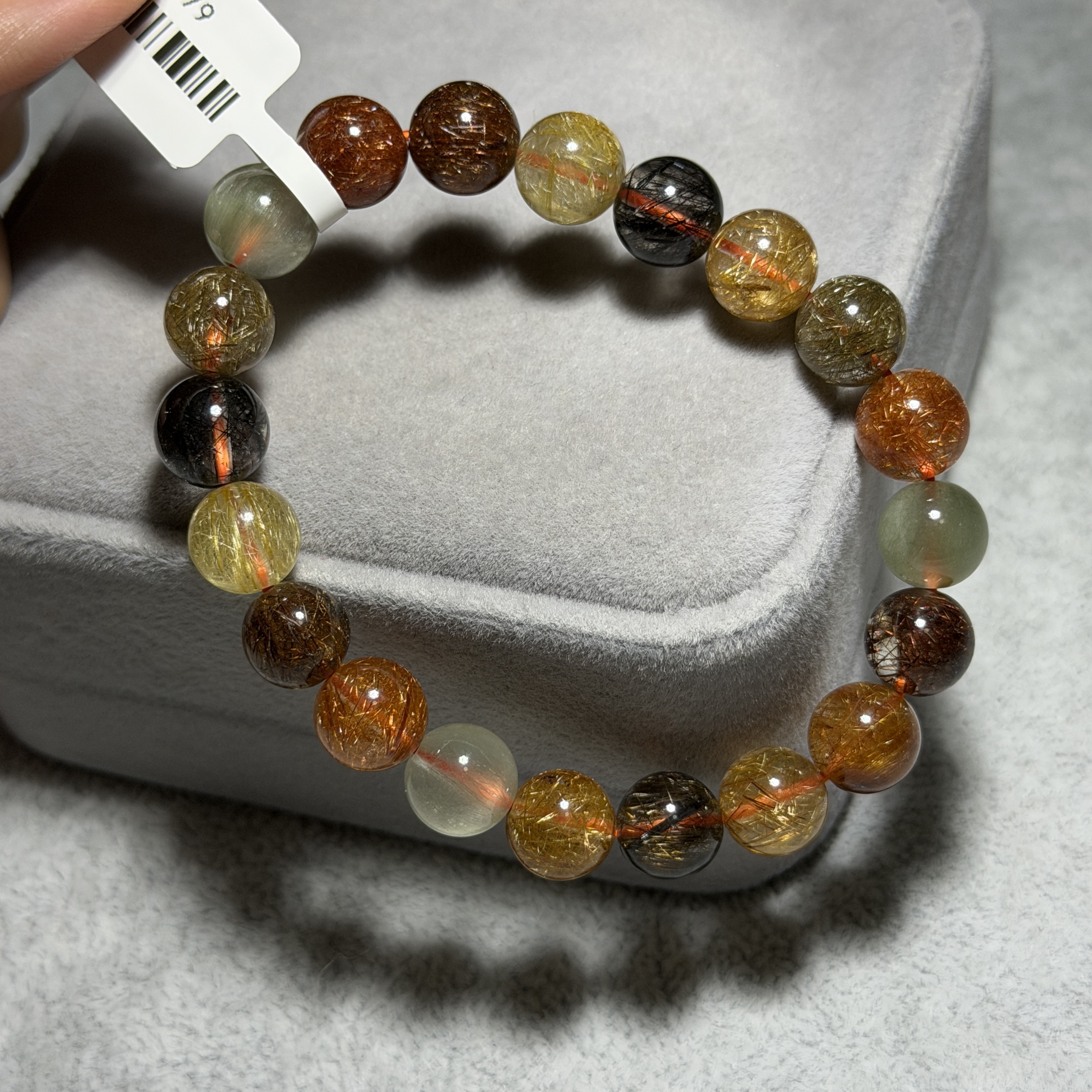 高質全色系彩髮晶 9.5+mm RQ1579