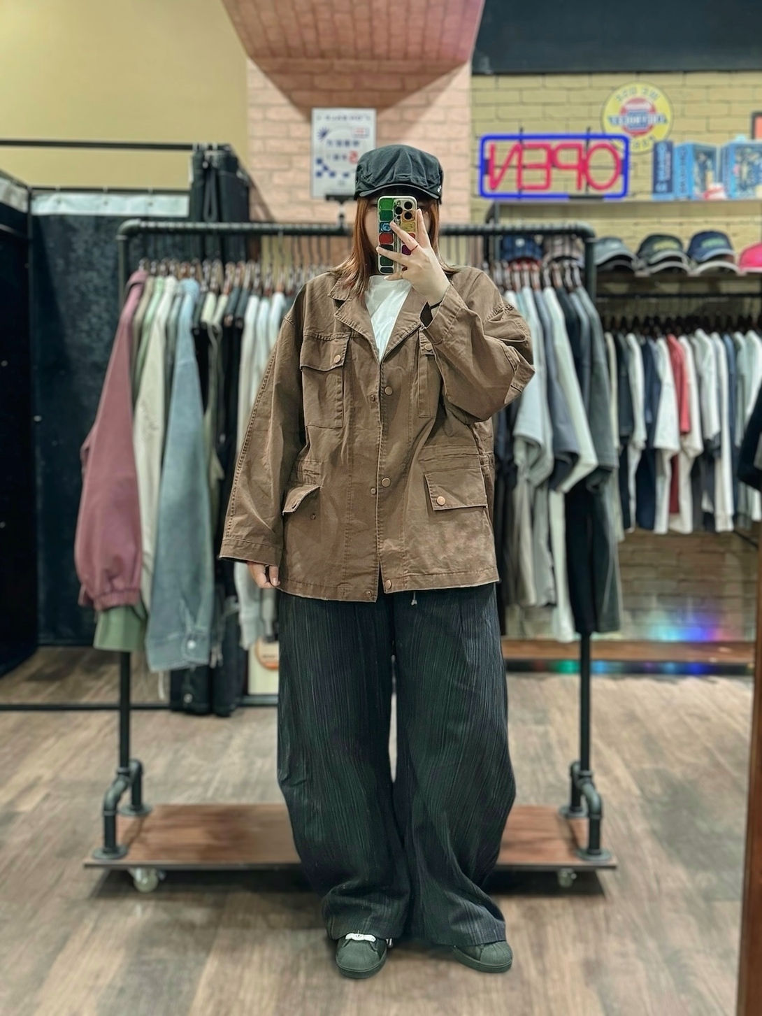 美拉德沙漠中長版外套