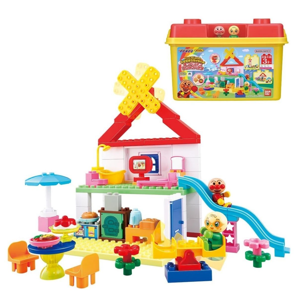 麵包超人 積木桶 麵包工廠和大宅