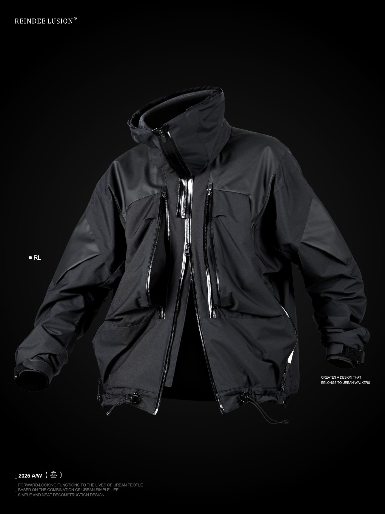 RL | REINDEE LUSION 3合1座山雕POLARTEC抓絨2L硬殼保暖外套外套