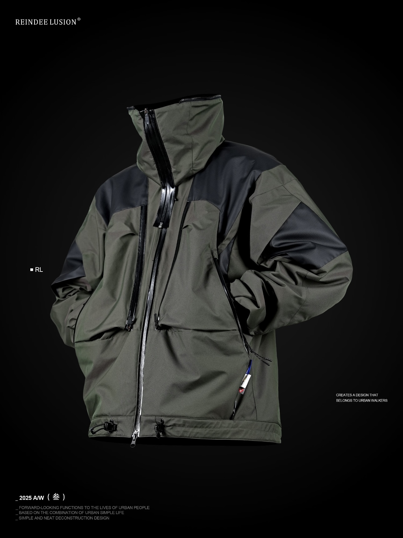 RL | REINDEE LUSION 3合1座山雕POLARTEC抓絨2L硬殼保暖外套外套
