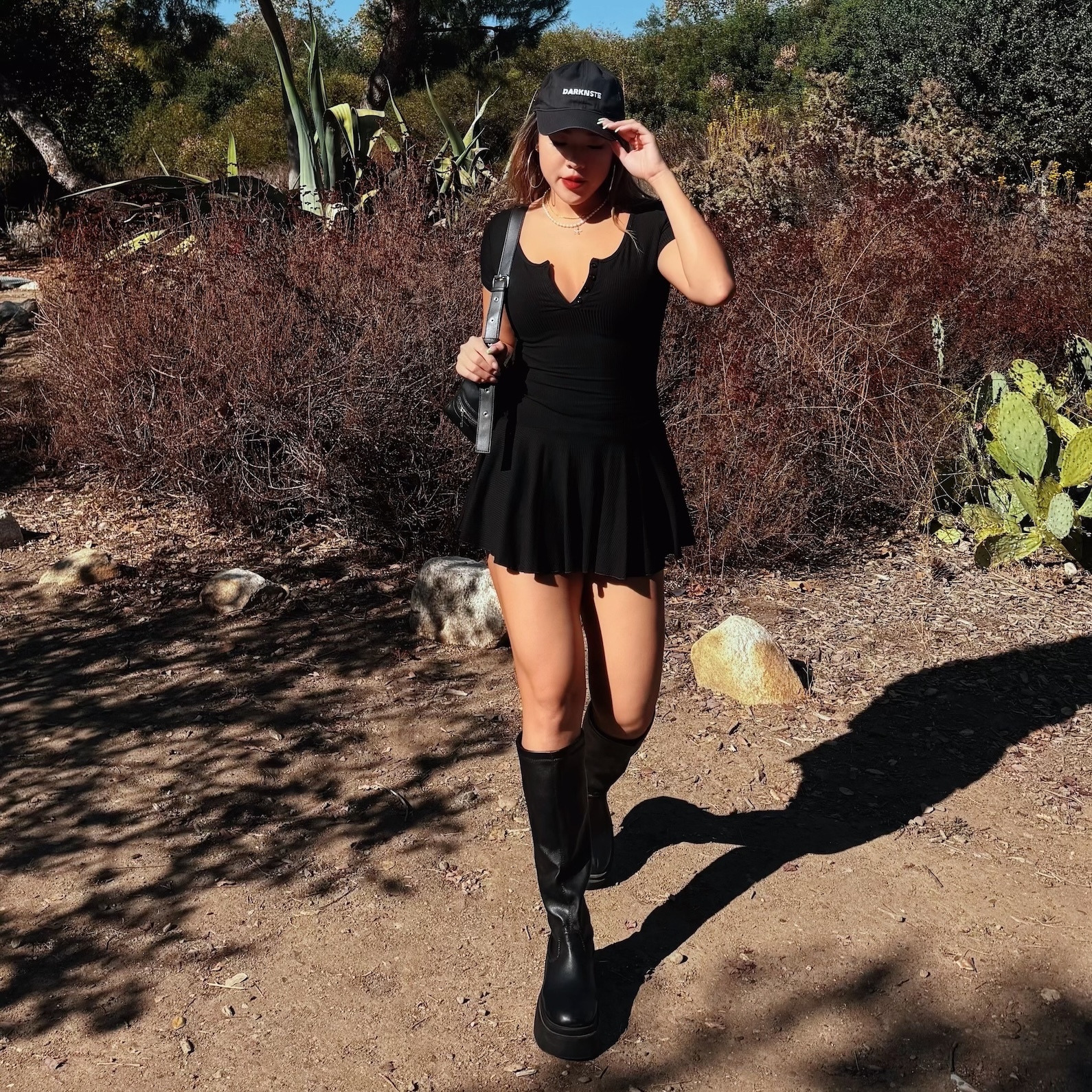 𝐑𝐢𝐛𝐅𝐥𝐞𝐱™ 螺紋排扣A字 洋裝（2色）