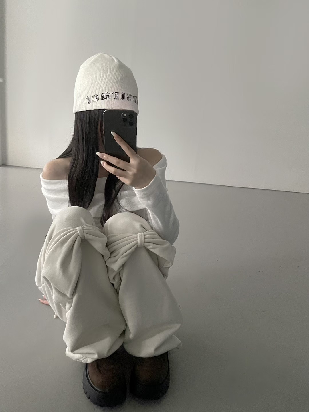 蝴蝶結狀運動褲