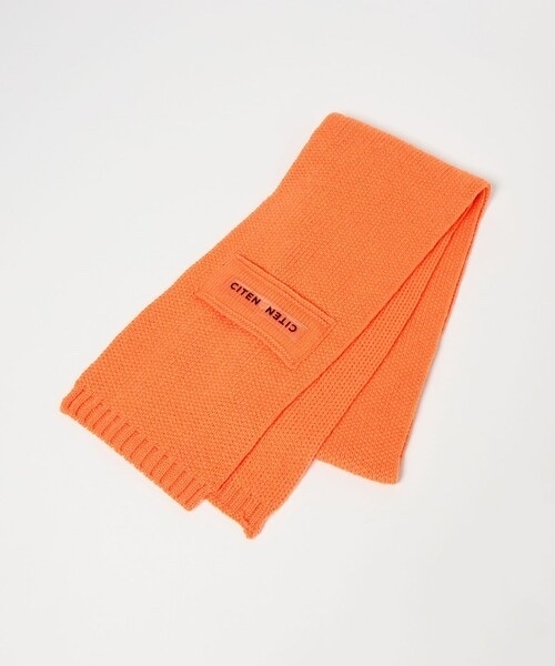 CITEN / Clear logo knit scarf
