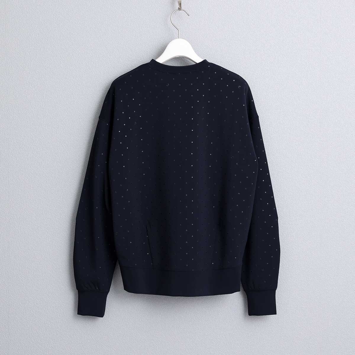 星柄側拉鍊上衣(藍）