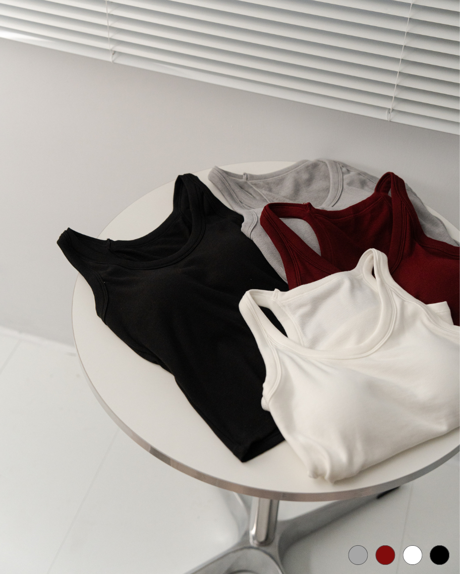 厚磅彈力美背U領小可愛