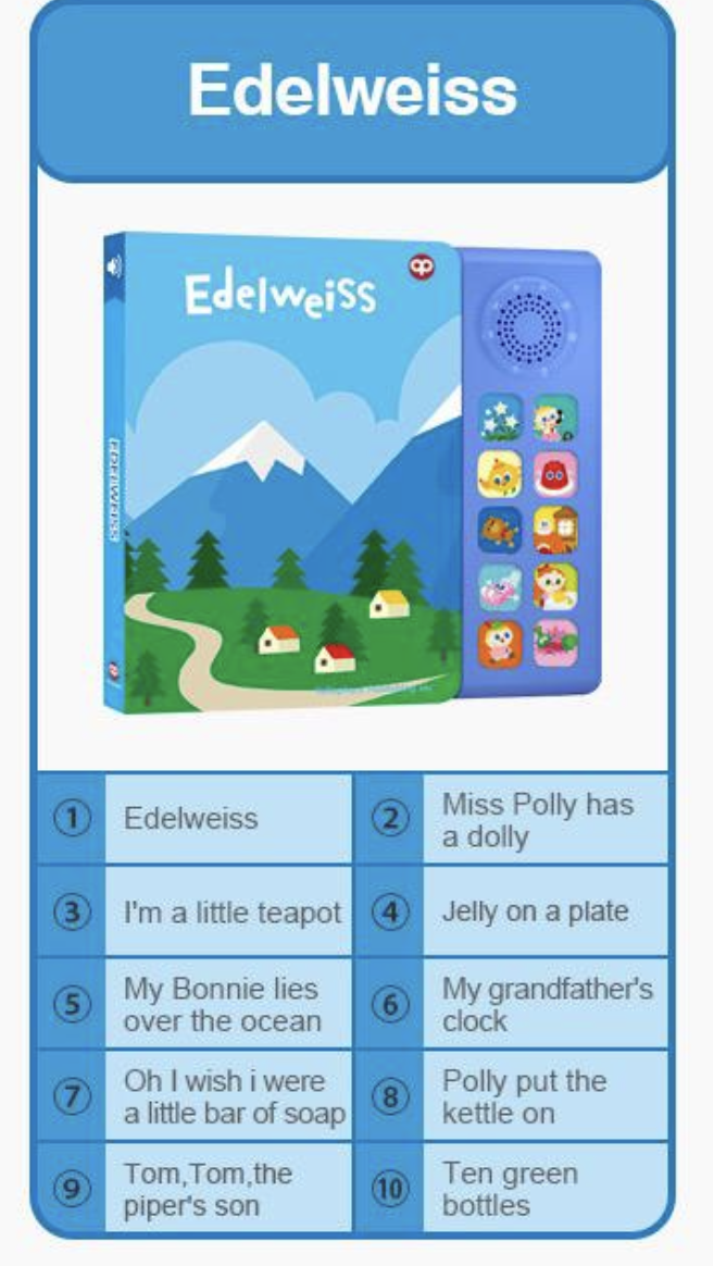 Edelweiss 有聲兒歌書