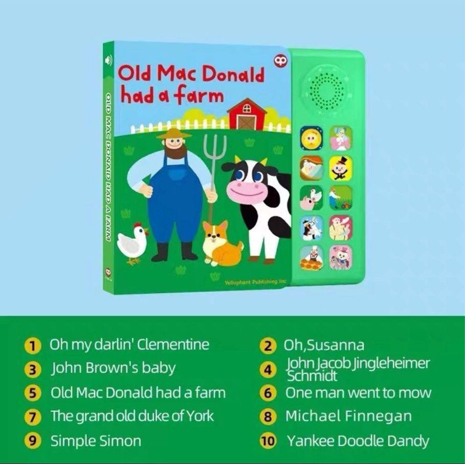 Old Mac Donald had a farm 有聲兒歌書