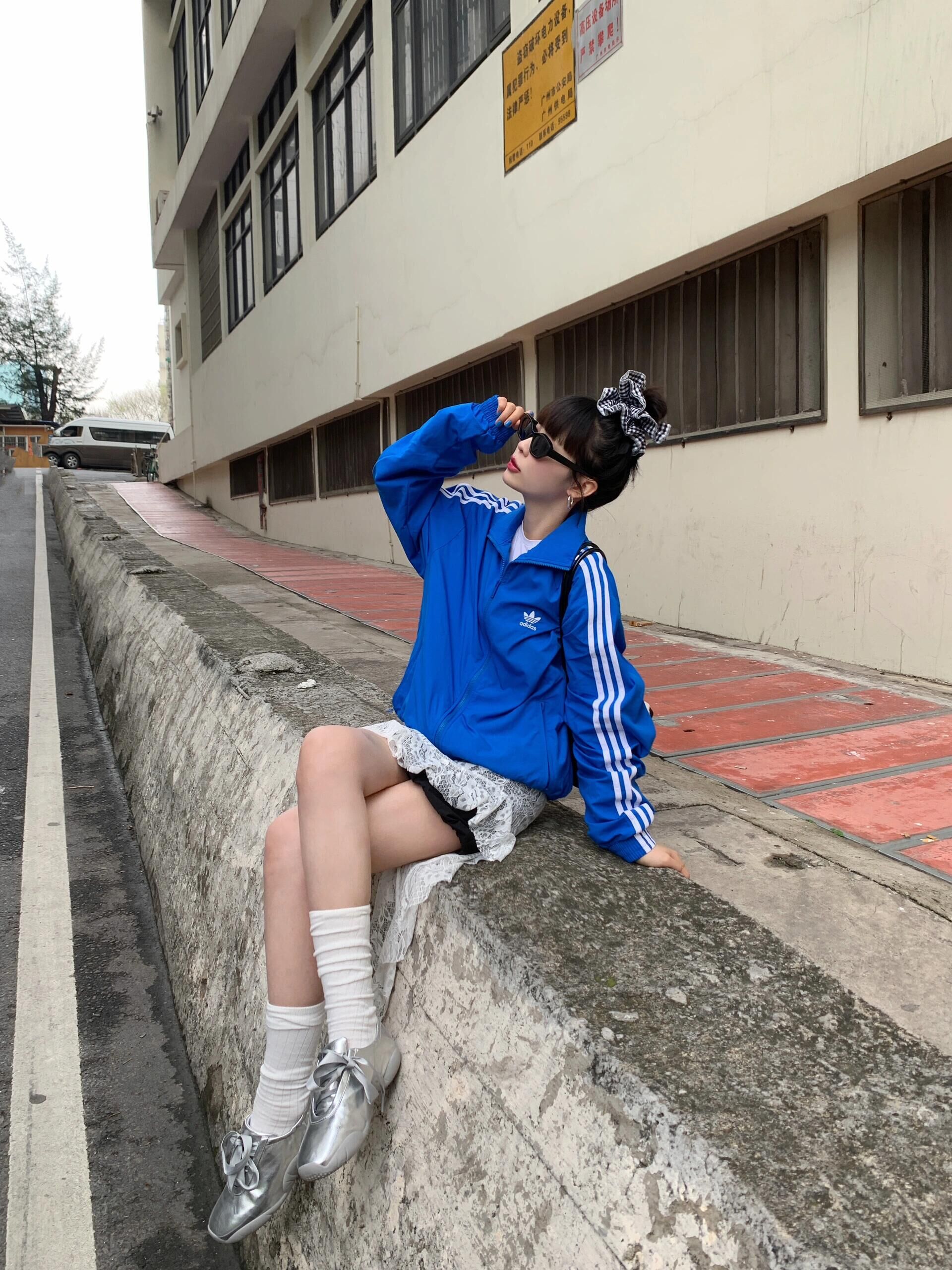 Adidas Originals Adicolor Firebird 立領外套 教練外套 藍白色 寶藍色 藍色 三葉草 男女款 IP0603/預購