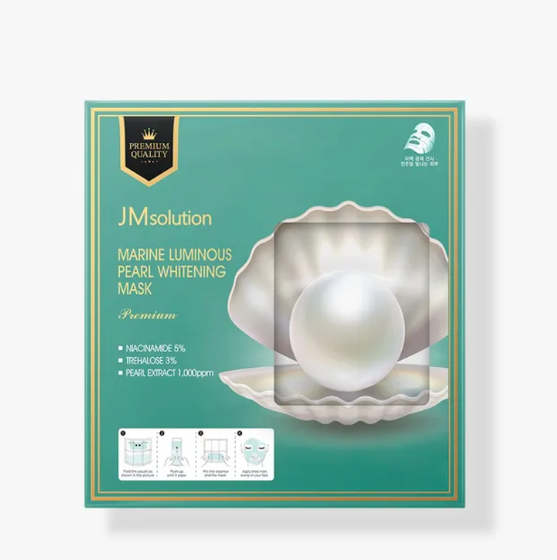 [S] BEAUTY JMSOLUTION MARINE LUMINOUS PEARL DEEP MOISTURE MASK PREMIUM, 33ml x 5ea, JMMB-MP06KK02 (SBU590)