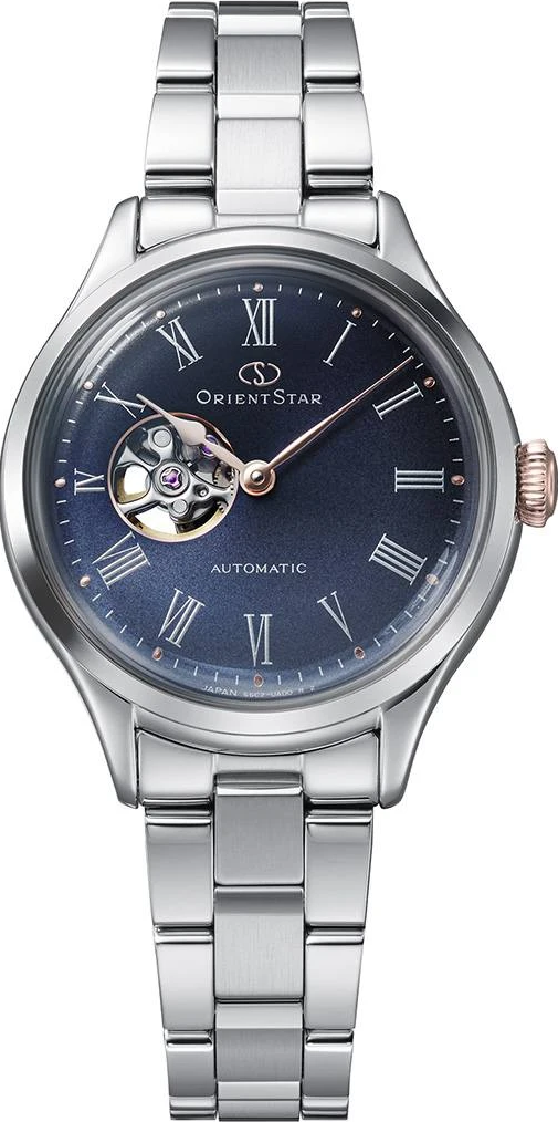 萬年鐘錶 - 東方錶  ORIENT STAR  東方之星 限量雪景藍灰面盤機械女錶  RE-ND0022L 錶徑 : 30.5mm