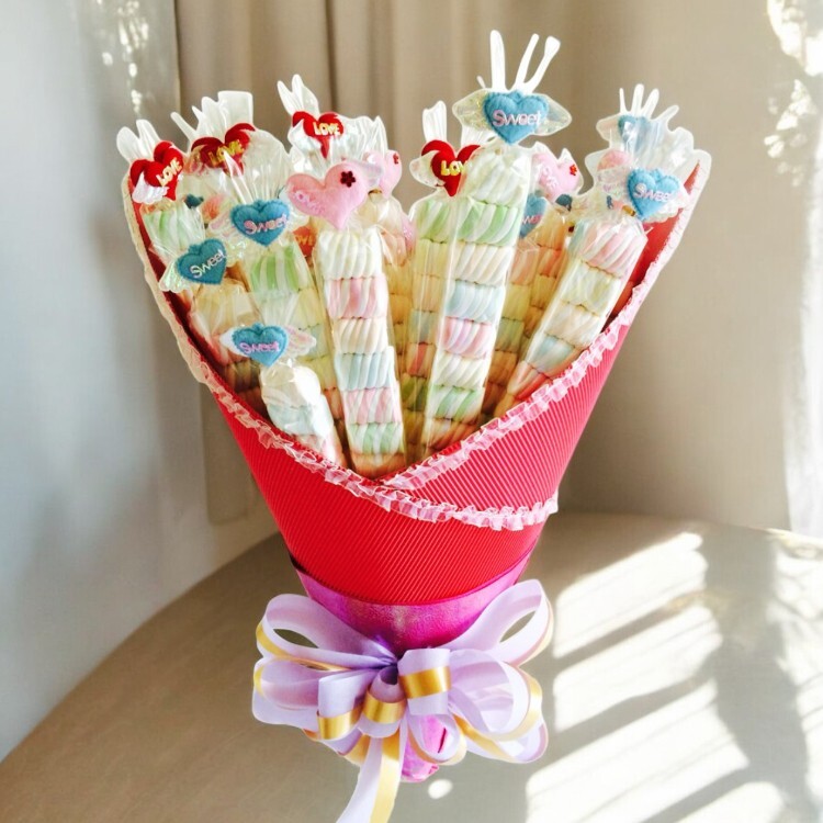 婚禮小物,婚禮二次進場禮物巨無霸棉花糖串燒,jumbo-Marshmallow-Skewers