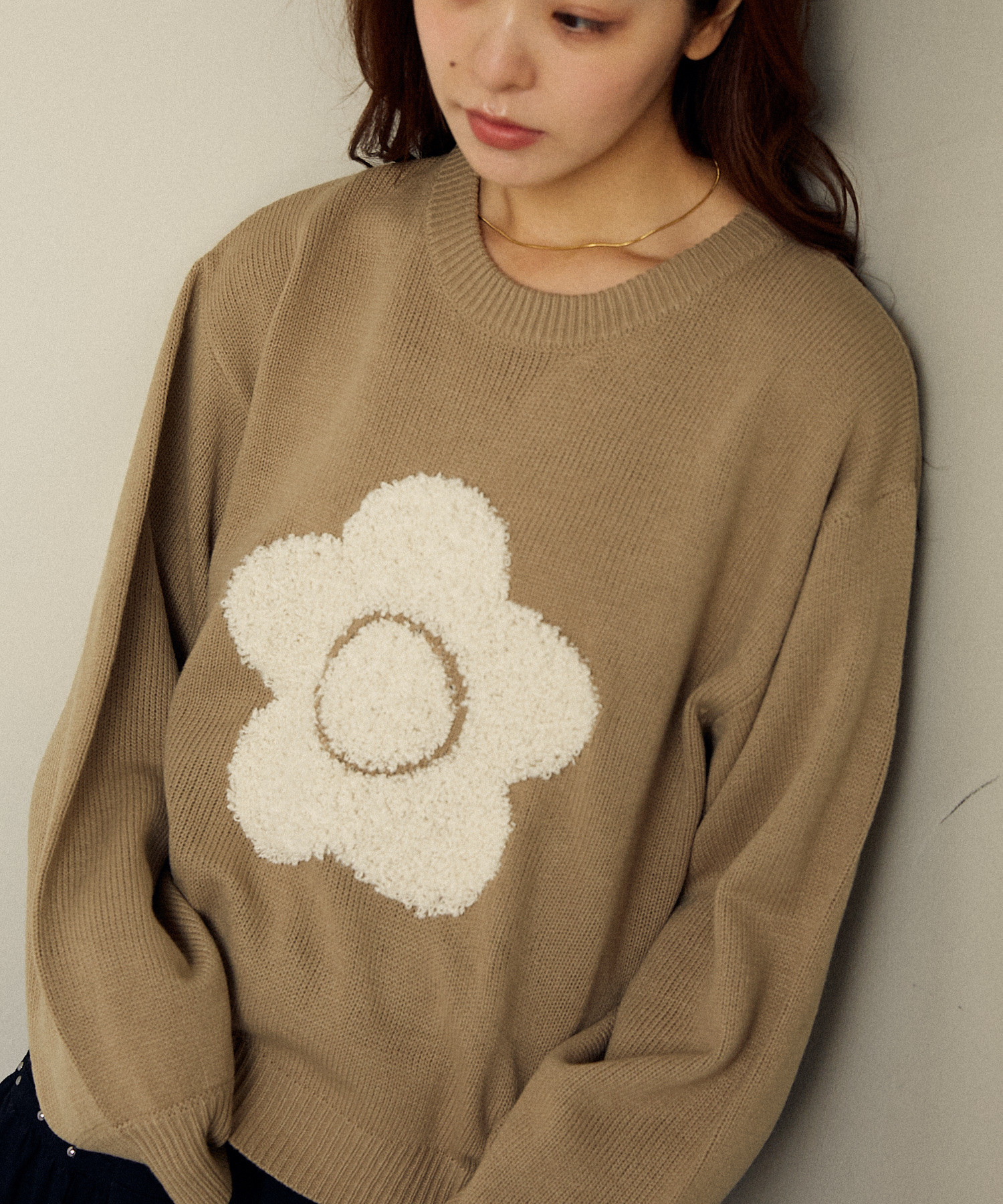 MARY QUANT / Sagara Daisy Jacquard Knit