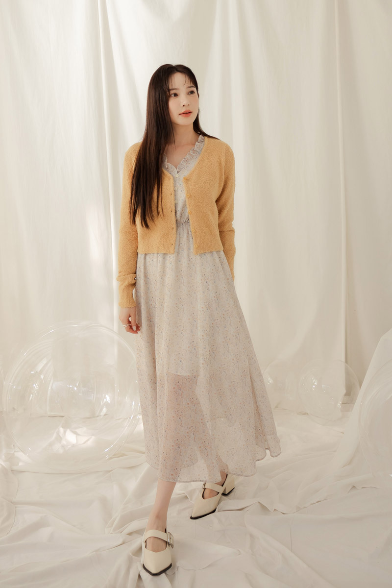 短版毛絨長袖外套