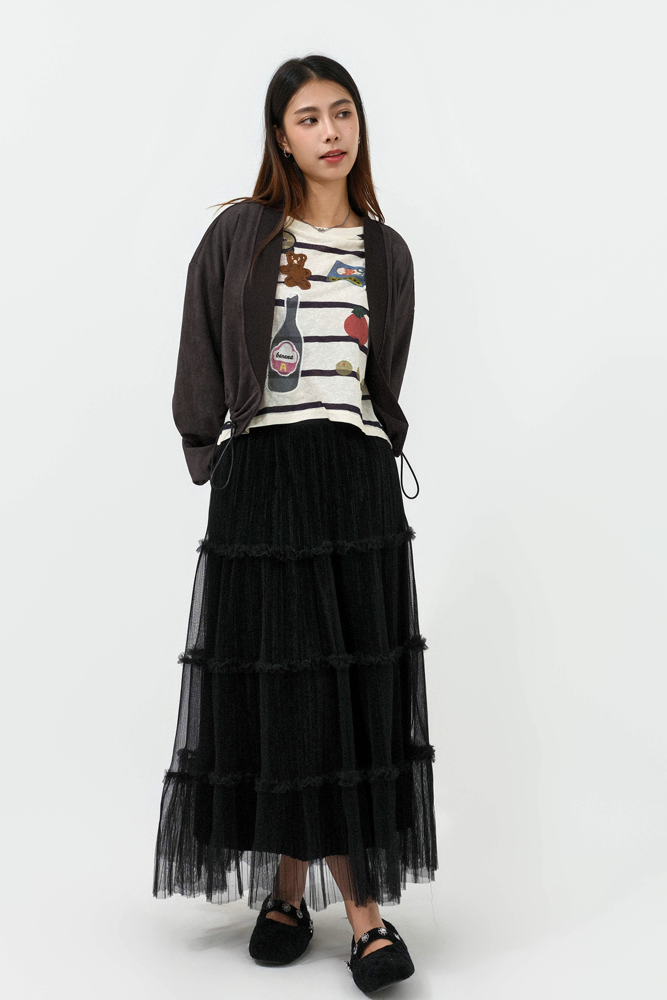 匙羹領仿猄機師外套 (預購產品）