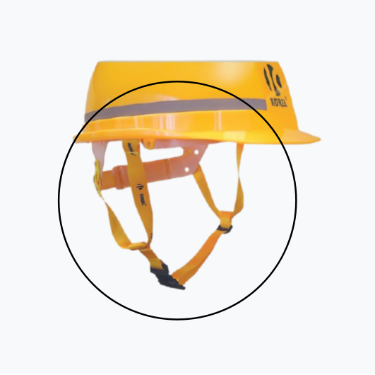 KCS-7D安全帽快插Y型16MM下巴帶(黃色)-[RR-2018]