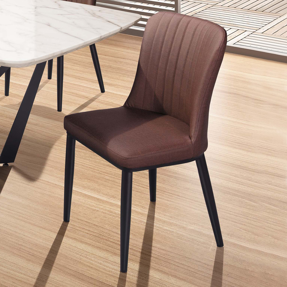 波妮工業風皮餐椅/單椅(三色可選)