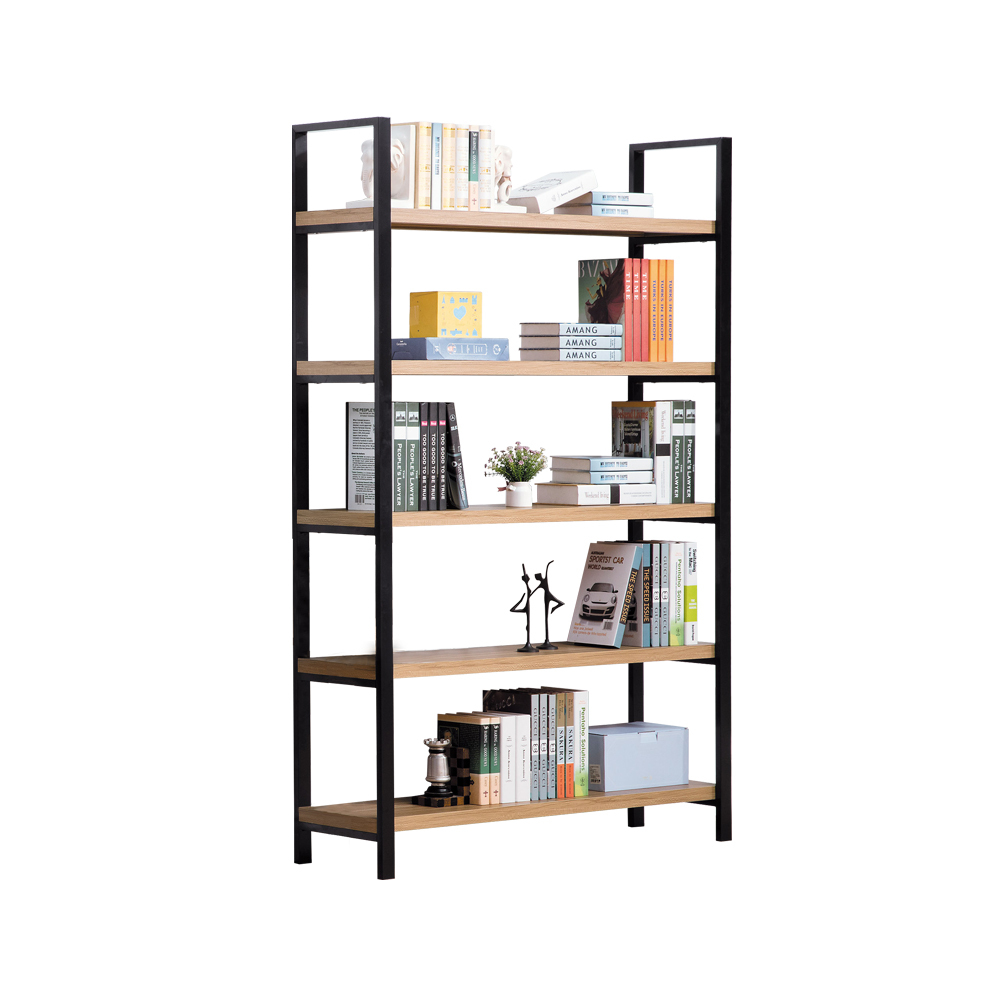 東尼歐4尺工業風開放式書架/展示置物架/五層架